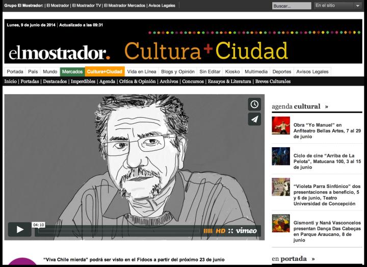 ¡VCM! featured in El Mostrador Culture Magazine
